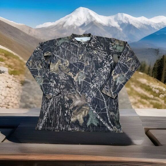 Redhead Mossy Oak Break Up Base Layer Camo Shirt Men's Size XL Polyester - Picture 1 of 7